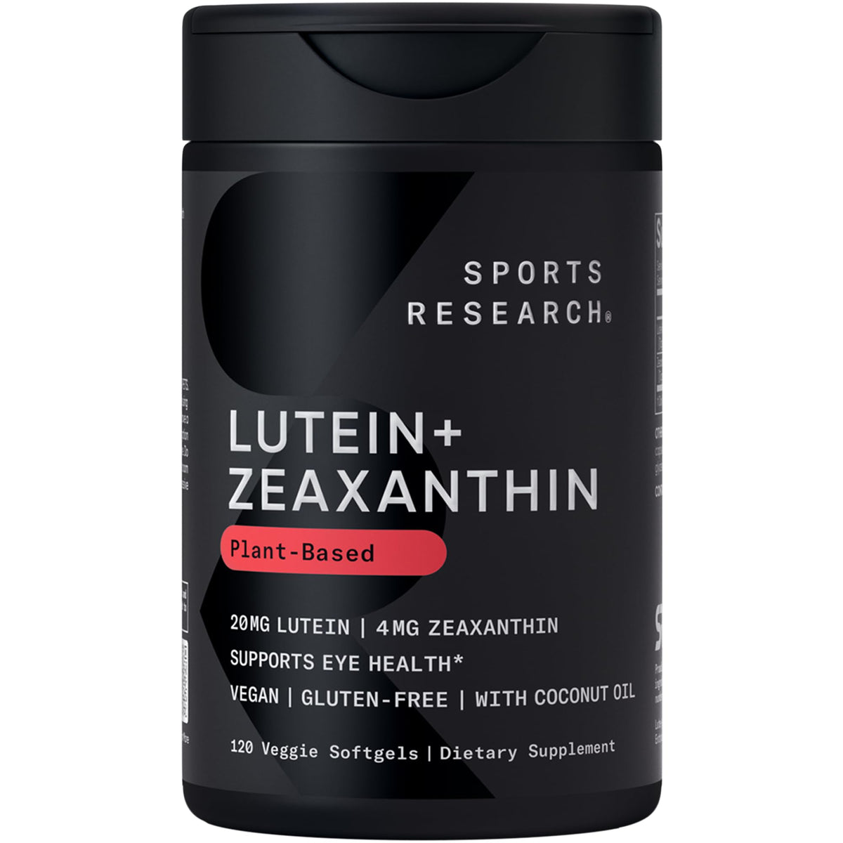 Sports Research Luteína y Zeaxantina en botella: apoyo para la salud visual diaria.
