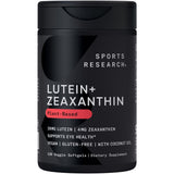 Sports Research Luteína y Zeaxantina en botella: apoyo para la salud visual diaria.