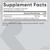 Sports Research Magnesio Glicinato con MCT de coco favorece la asimilación.