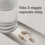 Cápsulas Magtein veganas de Sports Research con sello vegano.