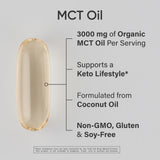 Cápsulas MCT en frasco para consumo práctico y cómodo