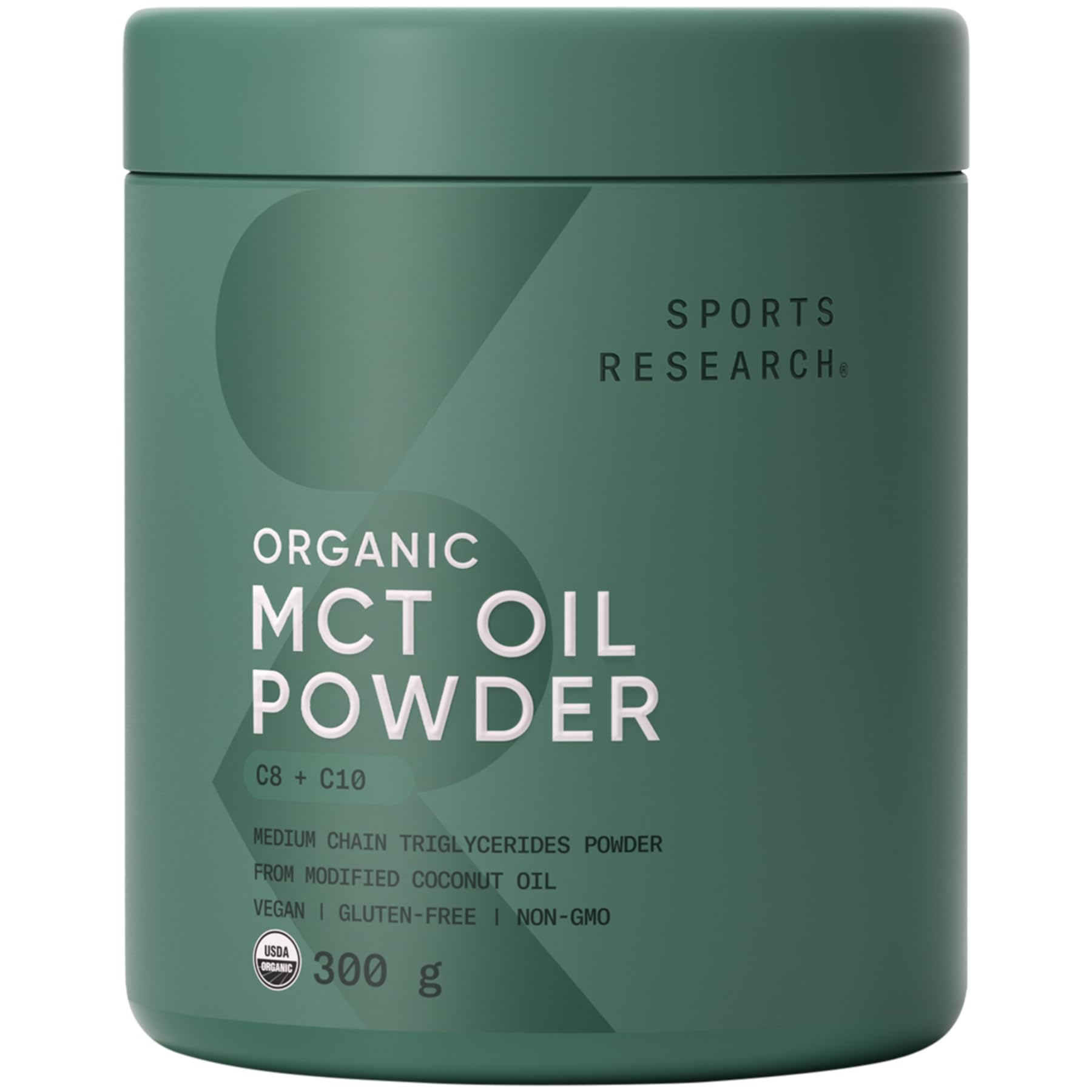 Sports Research Polvo MCT: bote, energía sostenible para tus días.