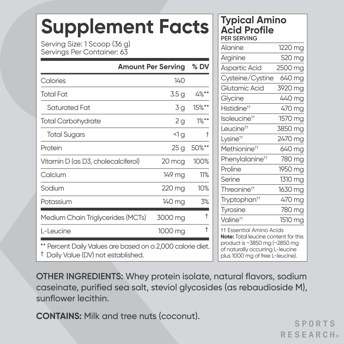 Shaker mostrando mezcla sin grumos de Sports Research para batidos suaves.