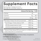 Sports Research Omega-3: aroma suave y sin regusto a pescado al beber