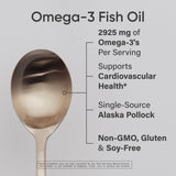Sports Research Omega-3: cucharada de 15 ml para dosis flexible diaria