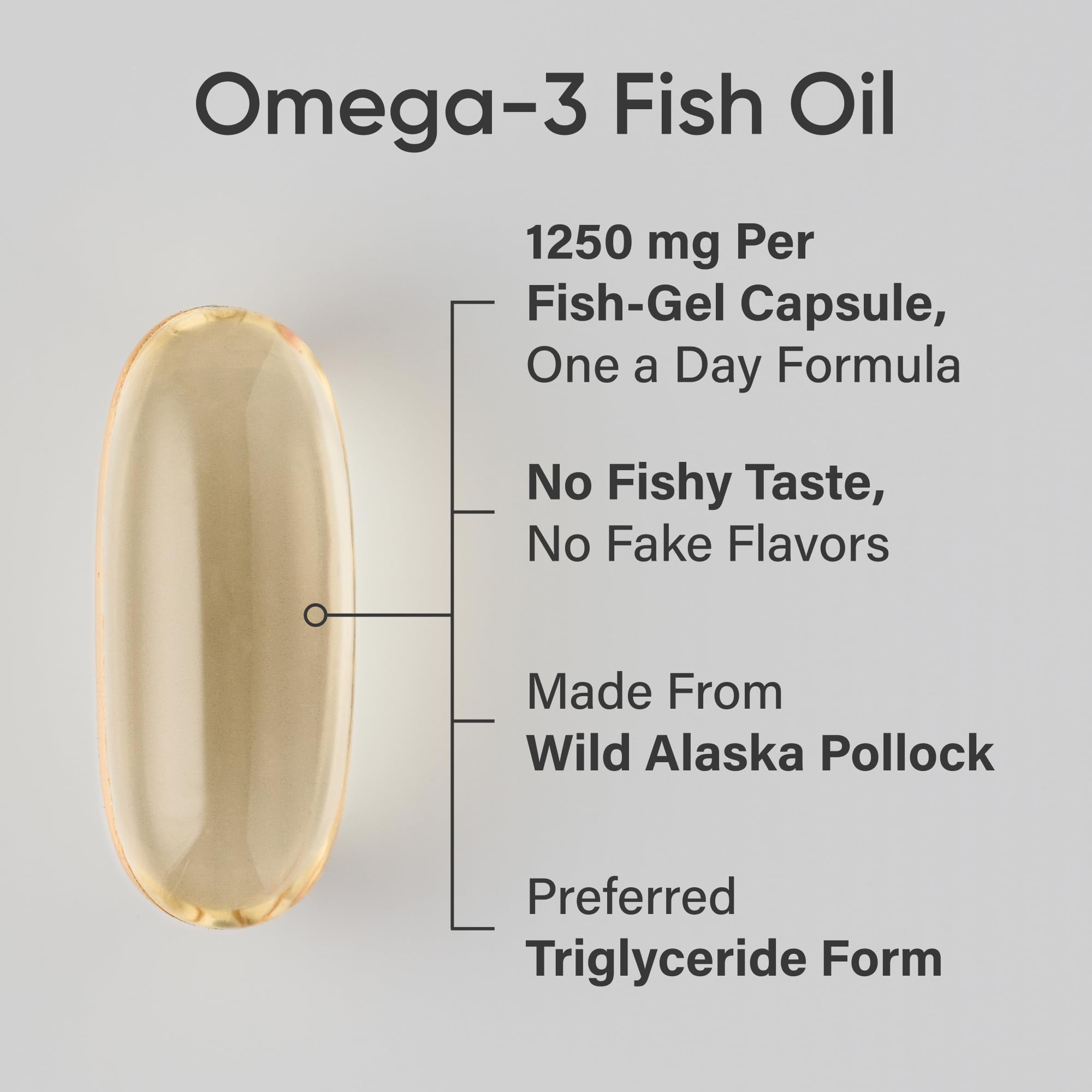Sports Research Omega-3 dosis diaria: una cápsula simplifica la rutina.