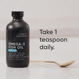 Sports Research Omega-3: sabor a limón para beber sin esfuerzo