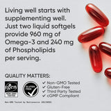 Sports Research Omega-3 Total: aceite de krill antartico para un perfil de grasas diverso