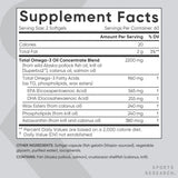Sports Research Omega-3 Total: aceite de pescado de Alaska para apoyar la ingesta de omega-3