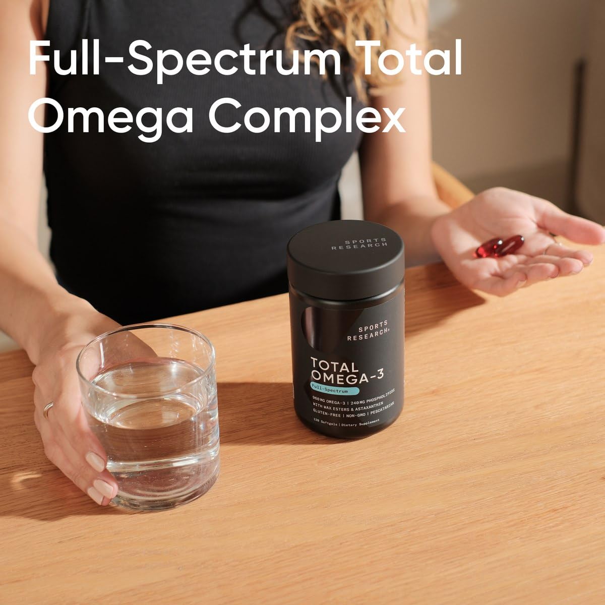 Sports Research Omega-3 Total: prueba de terceros para mayor trazabilidad
