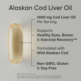 Sports Research Omega-3 cápsulas sin sabor, ideales para ingesta diaria.