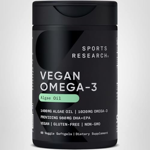 Sports Research Omega-3 uso diario: conveniente para viajes y casa