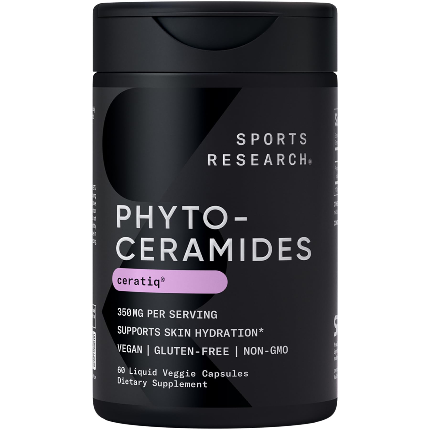 Sports Research Phytoceramides: cápsula vegetal para hidratación diaria de la piel