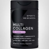 Sports Research sin gluten y no modificado genéticamente en etiqueta.