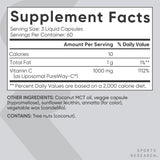 Sports Research Tecnología liposomales que favorece la biodisponibilidad de la vitamina C.