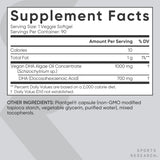 Sports Research Vegan DHA 700 mg dosis diaria para uso diario.