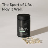 Sports Research Vegan DHA 700 mg uso cotidiano cómodo.