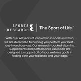 Uso recomendado en batidos o desayunos con Sports Research Omega-3 D3.