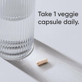 Sports Research etiqueta del producto, muestra ingredientes y certificaciones veganas.