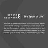 Sports Research Vitamina D3 4000 UI, con aceite MCT para mejor absorción.