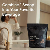 Batido rápido con Sports Research Whey Isolate para recuperación muscular.