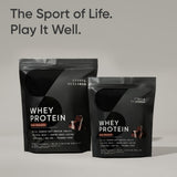 Sports Research Whey Isolate en polvo; sabor chocolate Dutch para smoothies.