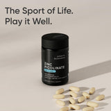 Sports Research Zinc Picolinato: libre de gluten y soja para dietas sensibles