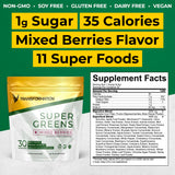 SPR BODY Transformación Super Greens licuado, aporte de vitaminas para el dia a dia.