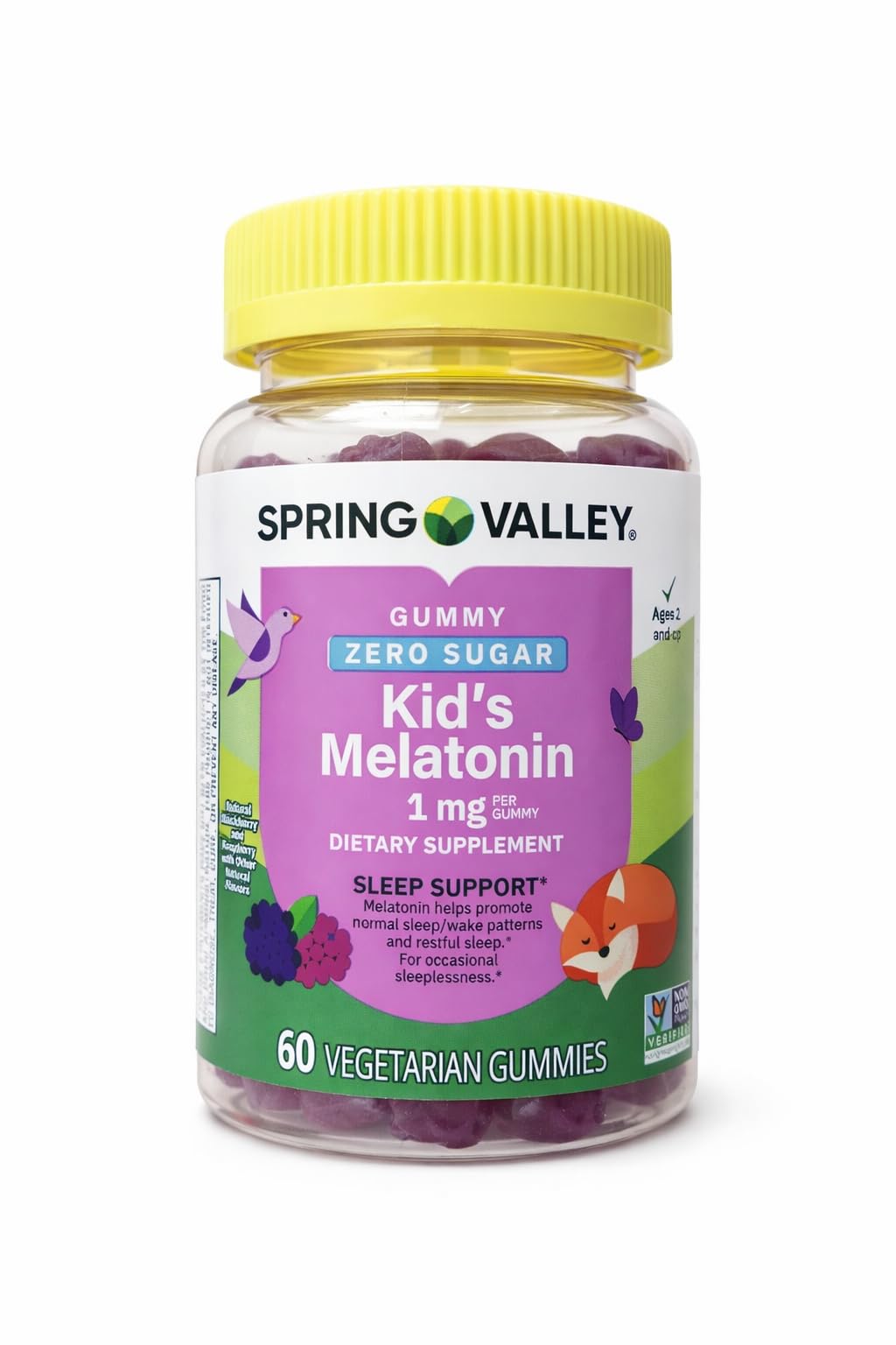 Gomitas Spring Valley para niños con ashwagandha, promueven calma diaria y bienestar.