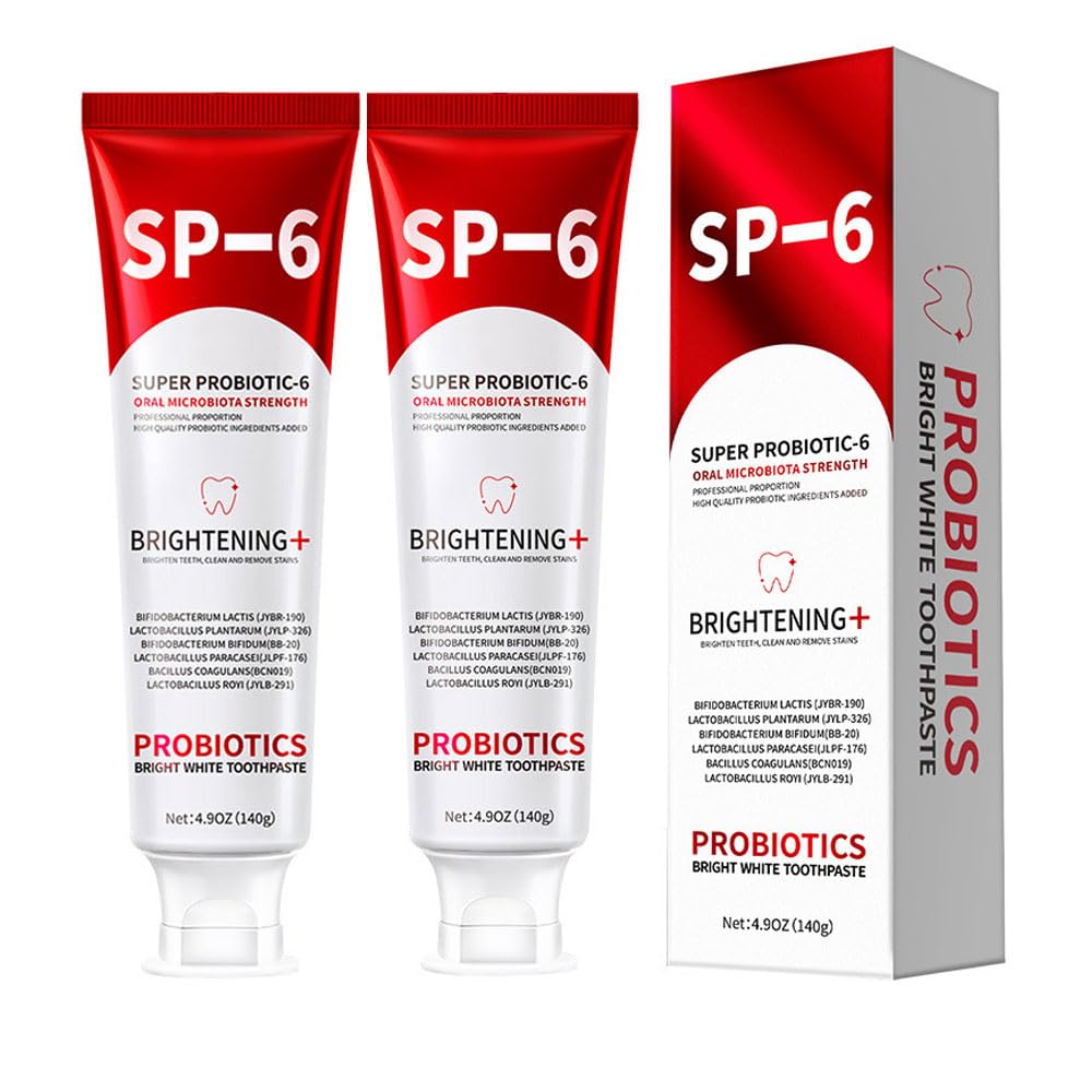SPRINGSUGAR SP-6 pasta dental probiótica blanqueadora para brillo suave