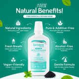 SprinJene con xilitol y aceite de comino negro para hidratación bucal.