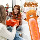 Sprinqdawin Highland Cow peluche suave y duradero para niños