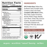 Sprout Living Epic Protein: proteína vegetal 20 g por porción para entrenamientos.