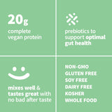 Sprout Living Epic Protein, textura cremosa en cada sorbo de vainilla lucuma.