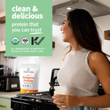 Sprout Living proteína de calabaza sin sabor con medidor para porciones precisas