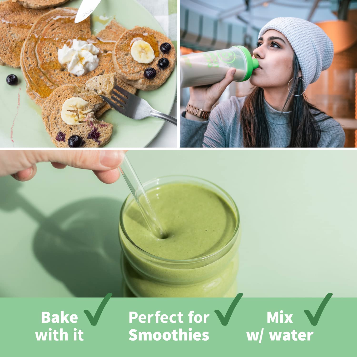 Sprout Living proteína de calabaza sin sabor para recetas veganas