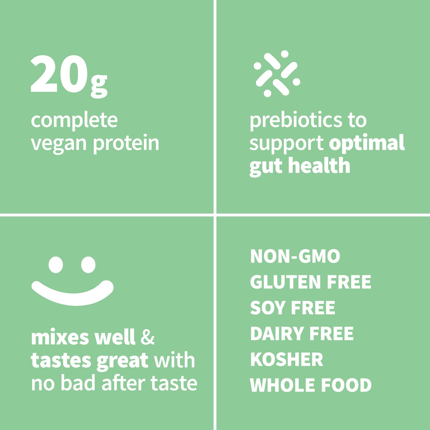 Sprout Living Epic Protein: sabores chocolate maca con sabor natural.