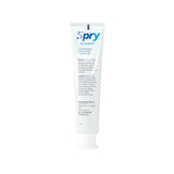 Spry envase con tapa fácil de abrir para niños.