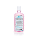 Spry Enjuague Xilitol, etiqueta frontal, sabor chicle para niños.