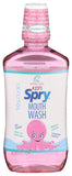 Spry Enjuague Xilitol, uso diario para niños, limpieza suave.