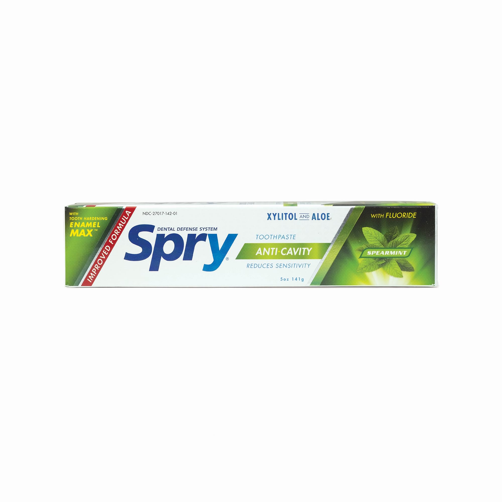 Spry pasta dental con xilitol y stevia, ingredientes naturales para cuidado bucal confiable