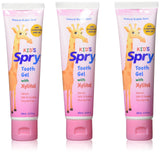 Spry pasta dental natural para bebés, sabor chicle, cuida encías en erupción