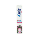Spry pasta de dientes para niños, ingredientes naturales y sabor chicle.