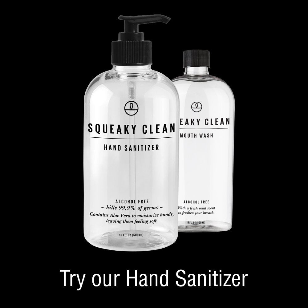 Squeaky Clean uso diario en tu rutina de cuidado bucal.