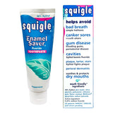 Aroma a menta de Squigle Enamel Saver que refresca el aliento.