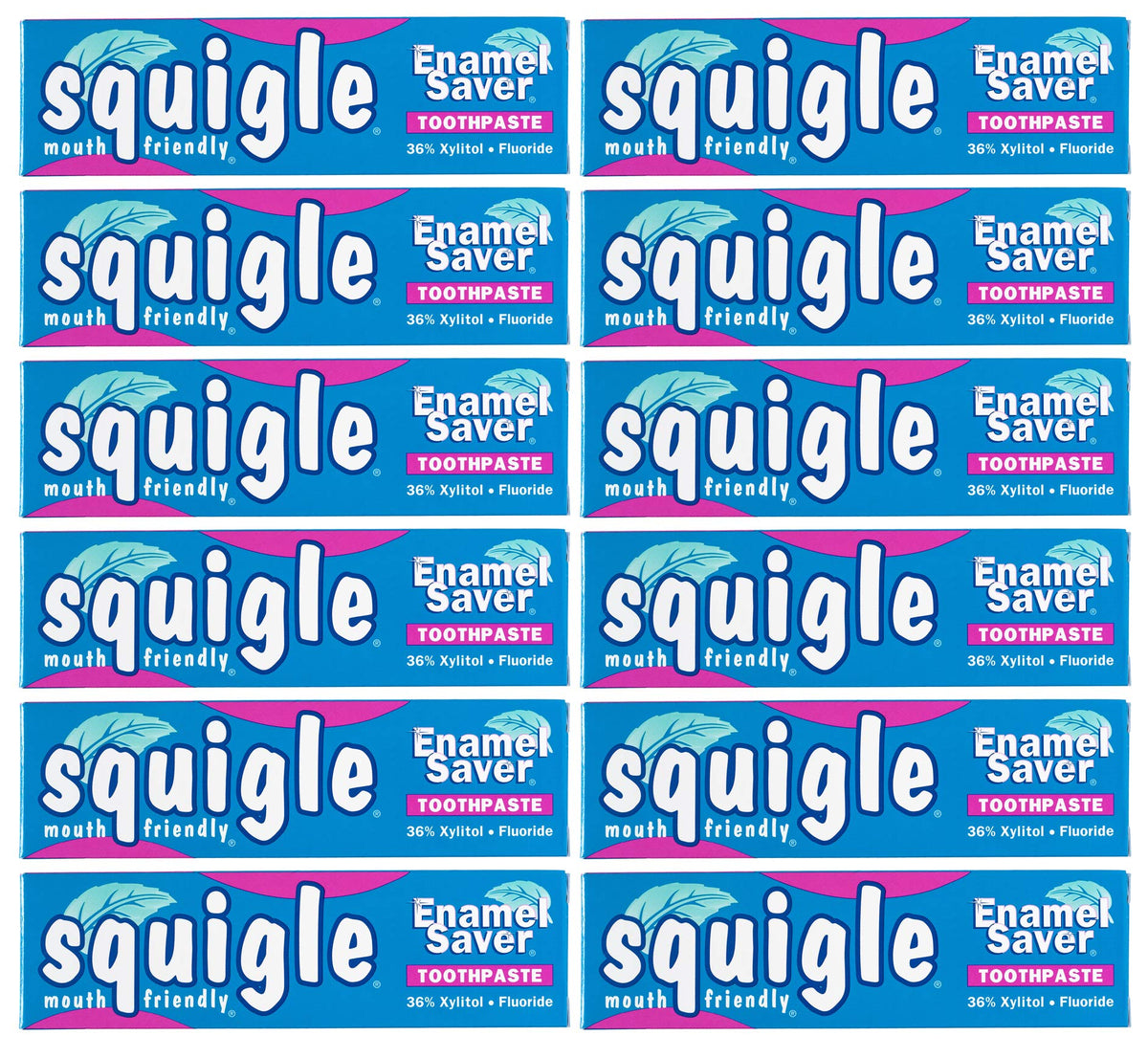 Squigle Enamel Saver: dentífrico suave para boca sensible y cuidado diario.