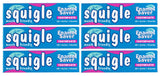 Squigle Enamel Saver envase principal de pasta dental, lista para iniciar la rutina suave.