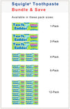 Squigle Tooth Builder: pack de dos unidades para mayor ahorro y uso continuo.