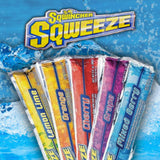 Sqwincher Sqweeze textura helada suave, momento refrescante en días cálidos.