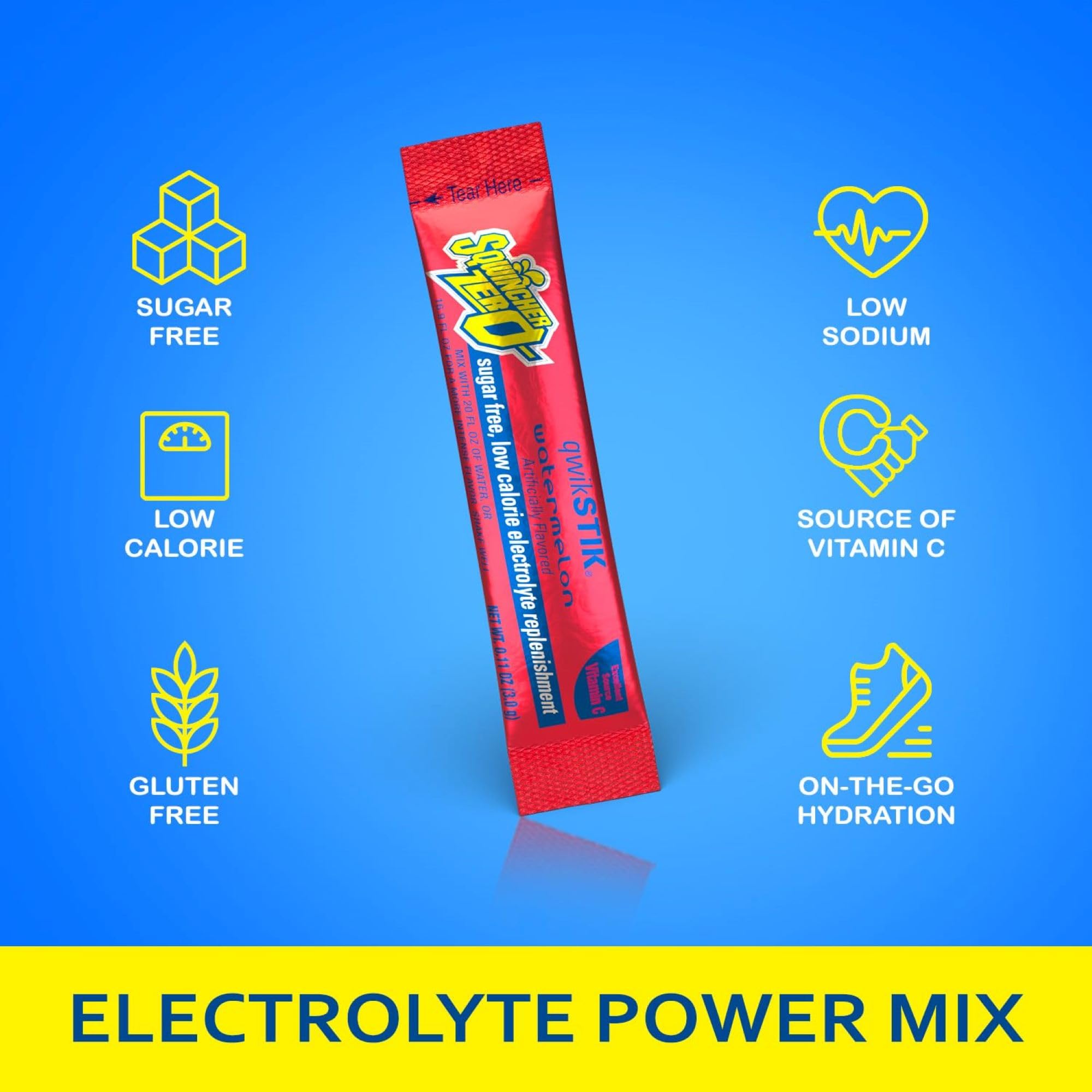Sqwincher Zero Qwik Stik: sabor ponche fruta, opción sabrosa y baja en calorías